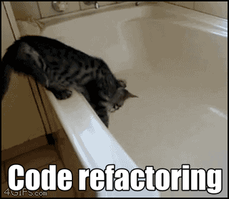 Archived workplace meme: Code Refactoring
